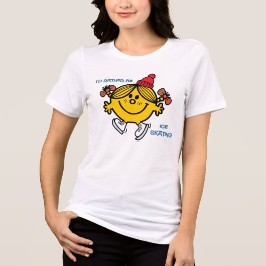 Miss Sunshine Ice Skating Tri-Blend Shirt (Voorkant)