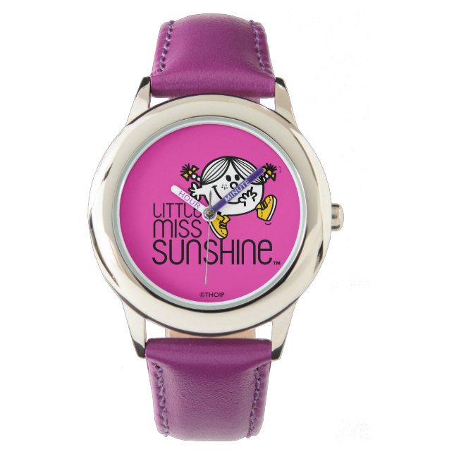 Miss Sunshine loopt op naam. Horloge (Voorkant)