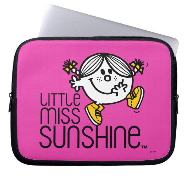 Miss Sunshine loopt op naam. Laptop Sleeve (Voorkant)
