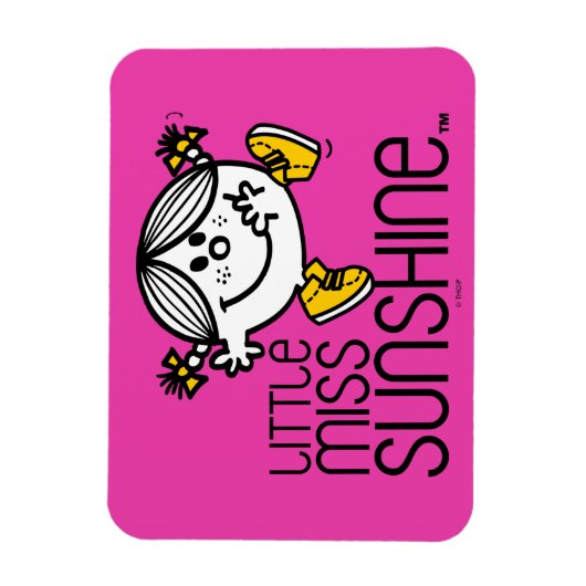 Miss Sunshine loopt op naam. Magneet (Verticaal)