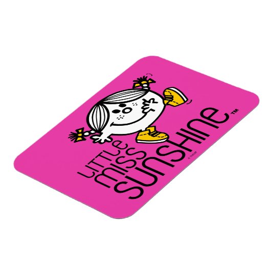 Miss Sunshine loopt op naam. Magneet (Linkerzijde)