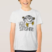 Miss Sunshine loopt op naam. Tri-Blend Shirt (Voorkant)
