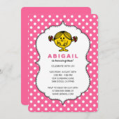 Miss Sunshine | Roze verjaardag Kaart (Voorkant / Achterkant)