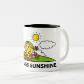 Miss Sunshine | Terug naar Natuur Tweekleurige Koffiemok (Voorkant rechts)