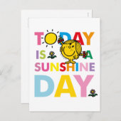 Miss Sunshine | Vandaag is een zondag Briefkaart (Voorkant / Achterkant)