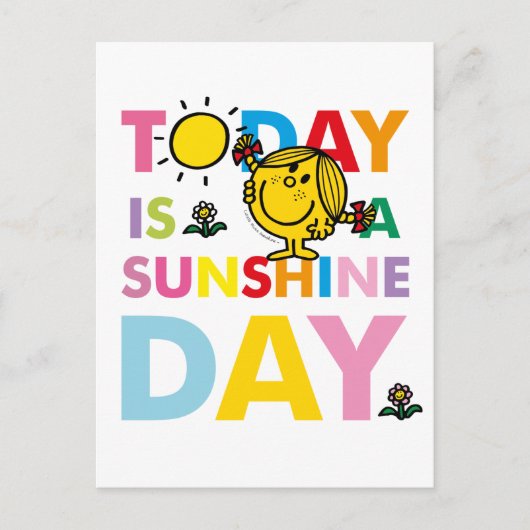 Miss Sunshine | Vandaag is een zondag Briefkaart (Voorkant)