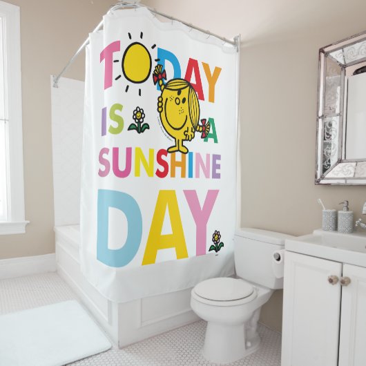Miss Sunshine | Vandaag is een zondag Douchegordijn (In situ)