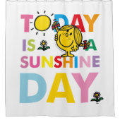 Miss Sunshine | Vandaag is een zondag Douchegordijn (Voorkant)