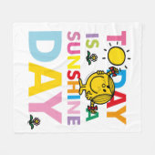 Miss Sunshine | Vandaag is een zondag Fleece Deken (Voorkant (Horizontaal))