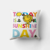 Miss Sunshine | Vandaag is een zondag Kussen (Achterkant)