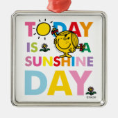 Miss Sunshine | Vandaag is een zondag Metalen Ornament (Voorkant)