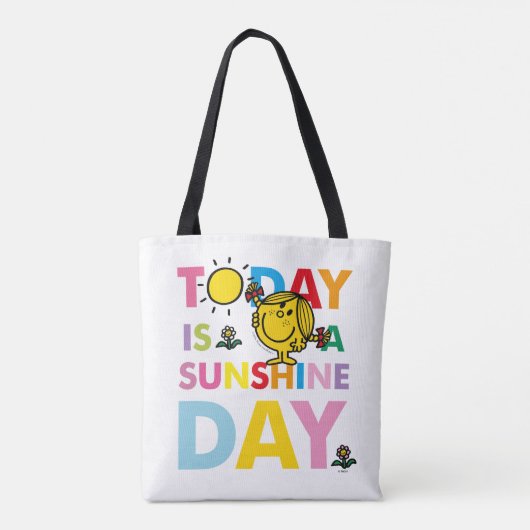 Miss Sunshine | Vandaag is een zondag Tote Bag (Achterkant)