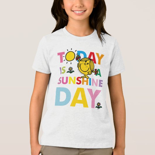 Miss Sunshine | Vandaag is een zondag Tri-Blend Shirt (Voorkant)