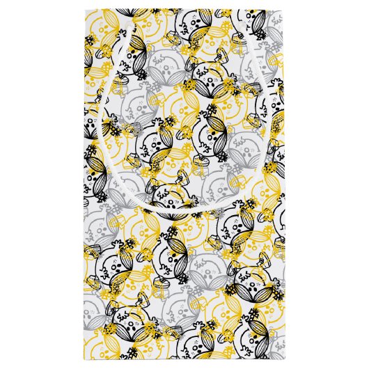 Miss Sunshine Yellow Character Pattern Klein Cadeauzakje (Achterkant)