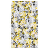 Miss Sunshine Yellow Character Pattern Klein Cadeauzakje (Voorkant)