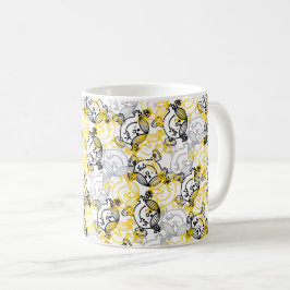 Miss Sunshine Yellow Character Pattern Koffiemok