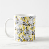 Miss Sunshine Yellow Character Pattern Koffiemok (Links)