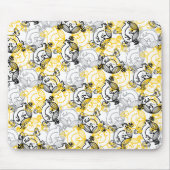 Miss Sunshine Yellow Character Pattern Muismat (Voorkant)