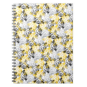 Miss Sunshine Yellow Character Pattern Notitieboek