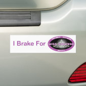 Miss Survivor Bumpersticker (Op auto)