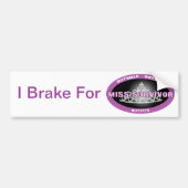 Miss Survivor Bumpersticker (Voorkant)