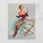 Miss Sylvania Pin-Up Girl Briefkaart (Voorkant)