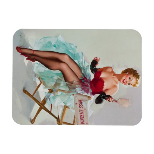 Miss Sylvania Pin-Up Girl Magneet (Horizontaal)