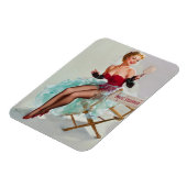 Miss Sylvania Pin-Up Girl Magneet (Linkerzijde)