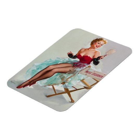 Miss Sylvania Pin-Up Girl Magneet (Linkerzijde)