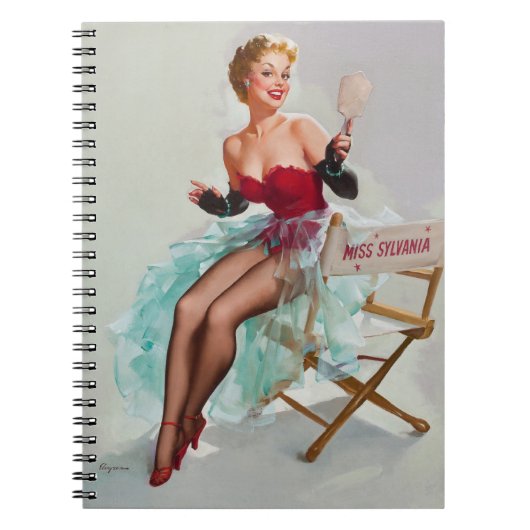 Miss Sylvania Pin-Up Girl Notitieboek (Voorkant)