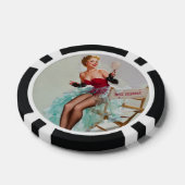Miss Sylvania Pin-Up Girl Poker Chips (Enkel)