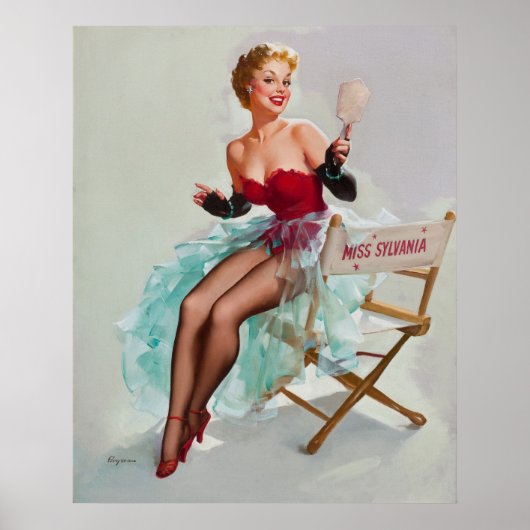 Miss Sylvania Pin-Up Girl Poster (Voorkant)