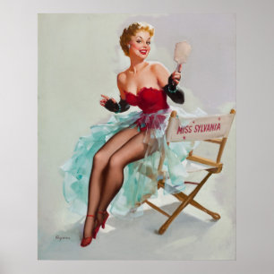 Miss Sylvania Pin-Up Girl Poster
