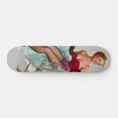 Miss Sylvania Pin-Up Girl Skateboard (Horizontaal)