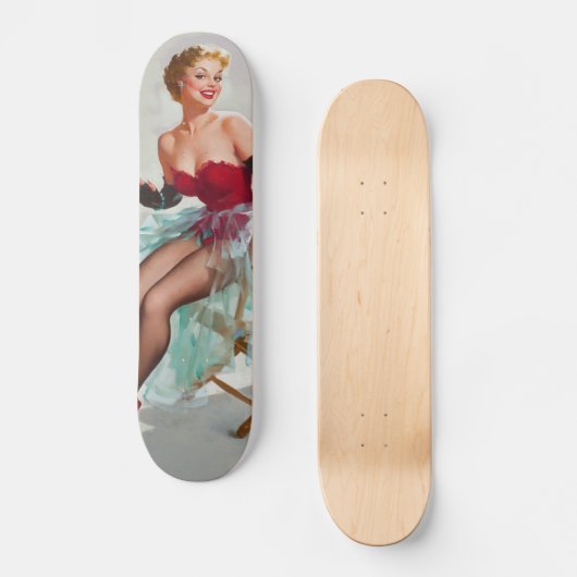 Miss Sylvania Pin-Up Girl Skateboard (Voorkant)
