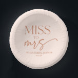 Miss Tan Brown Bohemian Vrijgezellenfeest Papieren Kommen<br><div class="desc">Dit is een Miss voor Mrs Tan Brown Boho Bohemian Vrijgezellenfeest papieren schalen!</div>
