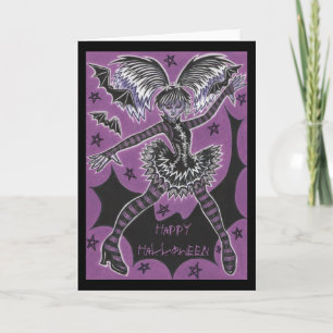 Miss Teen Halloween 'Happy Halloween'-tekstkaart Kaart