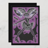 Miss Teen Halloween uitnodiging (Voorkant / Achterkant)