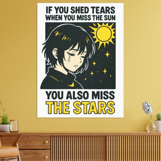 Miss the stars canvas afdruk (Insitu (Woonkamer))