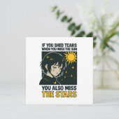 Miss the stars kaart (Staand voorkant)