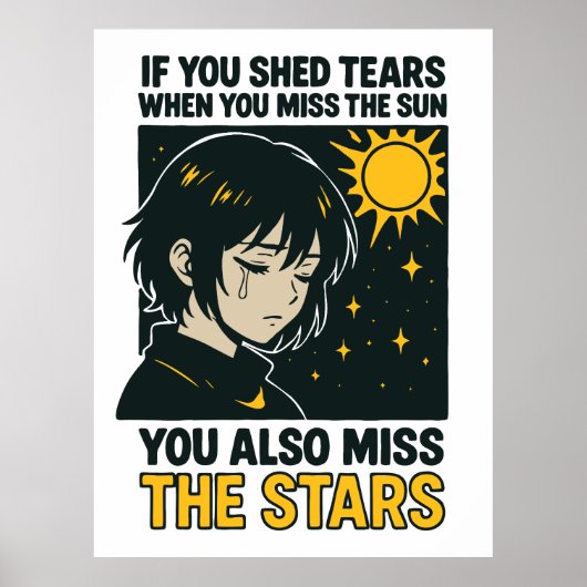 Miss the stars poster (Voorkant)