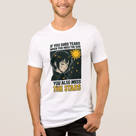 Miss the stars Tri-Blend shirt (Voorkant)