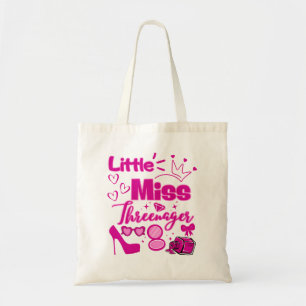 Miss Threenager 13 Verjaardag Meisjes Salon Spa Ma Tote Bag