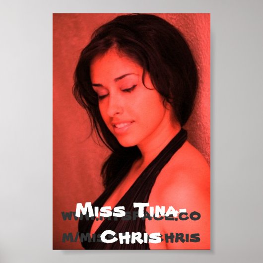 Miss Tina-Chris Poster (Voorkant)
