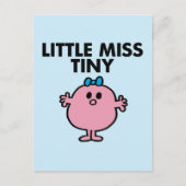 Miss Tiny | Zwarte briefing Briefkaart (Voorkant)