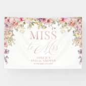 Miss to Mrs Bridal shower elegant orchids backdrop Spandoek (Horizontaal)