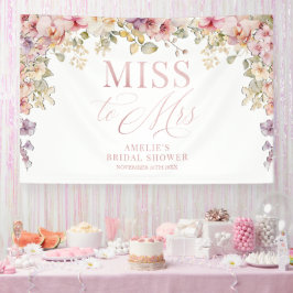 Miss to Mrs Bridal shower elegant orchids backdrop Spandoek