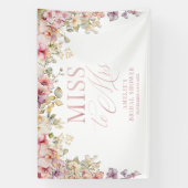 Miss to Mrs Bridal shower elegant orchids backdrop Spandoek (Verticaal)