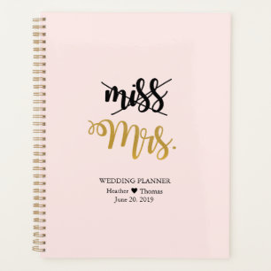 Miss to Mrs Bruids Huwelijks Dagelijkse Planner