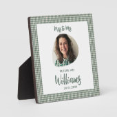 Miss to Mrs Bruidsfeest Future Mrs Boho Bruiloft Fotoplaat (Voorkant)